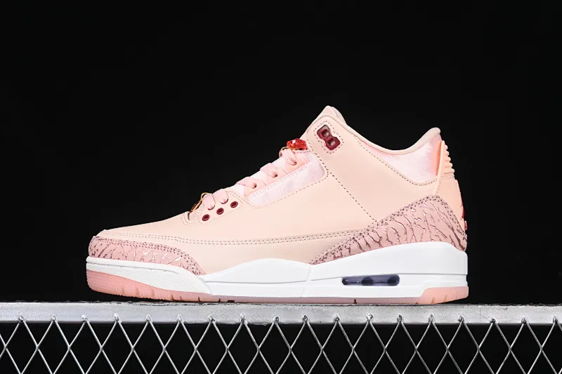 All categories Air Jordan Jordan series basketball shoes Air Jordan 3 P version Air Jordan 3 "Valentine's Day" AJ3 Joe 3 Valentine's Day limited edition HJ0178-600
